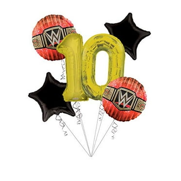 WWE Birthday Party WWE Balloons Details about   WWE Happy Birthday Balloon Bouquet